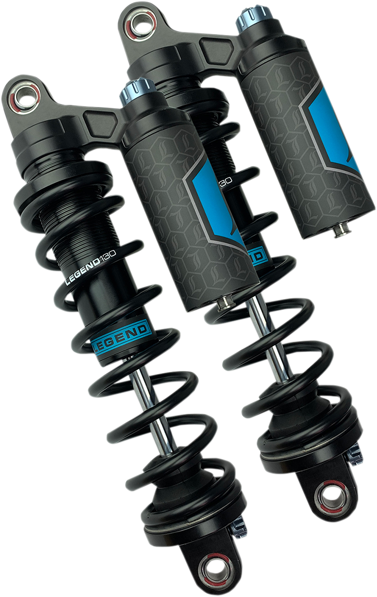 REVO ARC Piggyback Shocks - Standard - Black - 13\" - \'99-\'17 Dyna 1999 - 2017