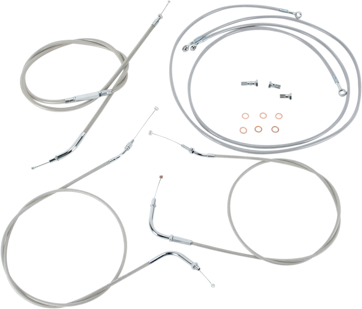 Cable Line Kit - 18\" - 20\" - \'99 - \'03 Roadstar - Stainless Steel 1999 - 2003