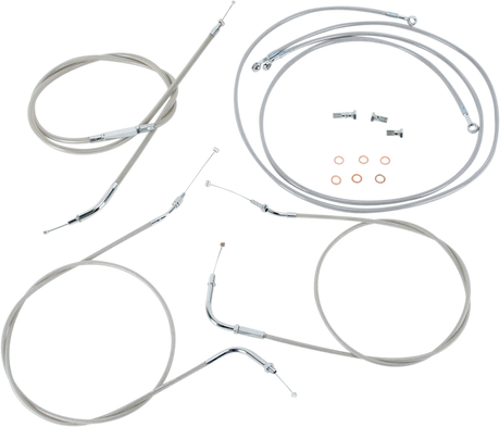 Cable Line Kit - 18\" - 20\" - \'99 - \'03 Roadstar - Stainless Steel 1999 - 2003