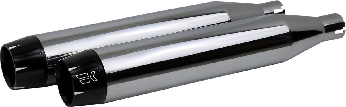 3-1/2\" Slip-On Mufflers - Chrome 2018 - 2022