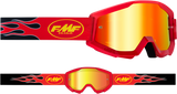 PowerCore Goggles - Flame - Red - Red Mirror