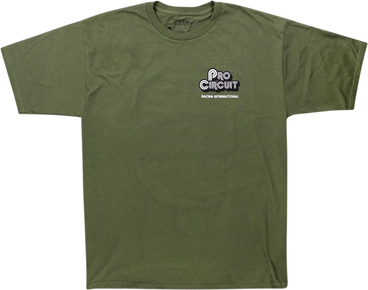 Pit Bike T-Shirt - Green - Medium