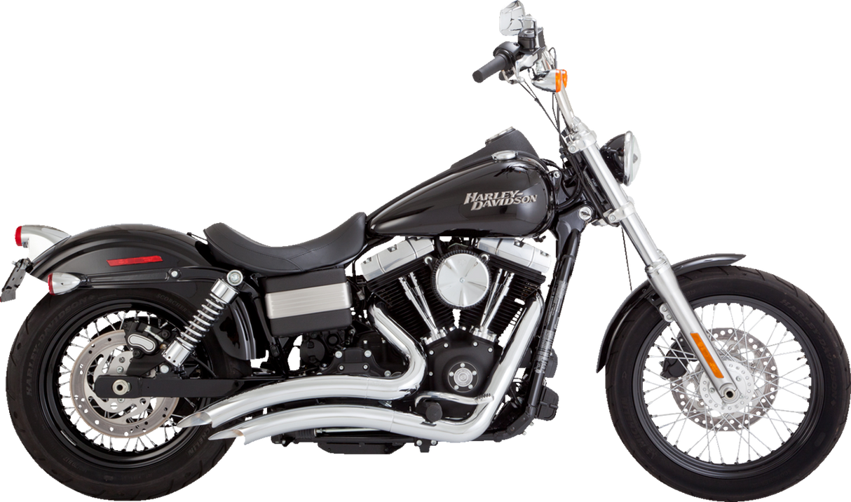 Big Radius Exhaust System - Chrome 2010 - 2017