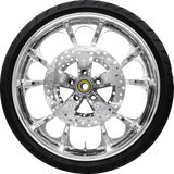 Largo Front Wheel (21\"/Chrome)/Rotors (11.8\")/Dunlop Tire (130/60B21) 2008 - 2023