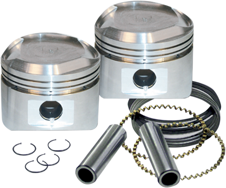 Piston Kit - for 89\" Stroker Kits & Super Stock® Heads - 3.5\" - +.010 1984 - 1998