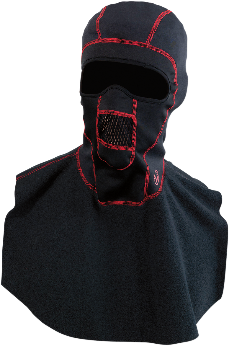 Windshield® Balaclava with Dickie - Black/Red - Small/Medium