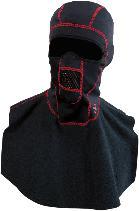 Windshield® Balaclava with Dickie - Black/Red - Large/XL