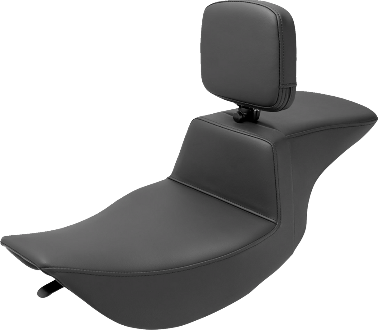 Tour Step-Up Seat - Rider Backrest - Plain - FLHR/FLHX \'97-\'07 1997 - 2007