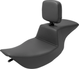 Tour Step-Up Seat - Rider Backrest - Plain - FLHR/FLHX \'97-\'07 1997 - 2007