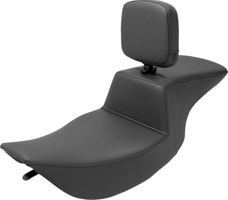 Tour Step-Up Seat - Rider Backrest - Plain - FLHR/FLHX \'97-\'07 1997 - 2007