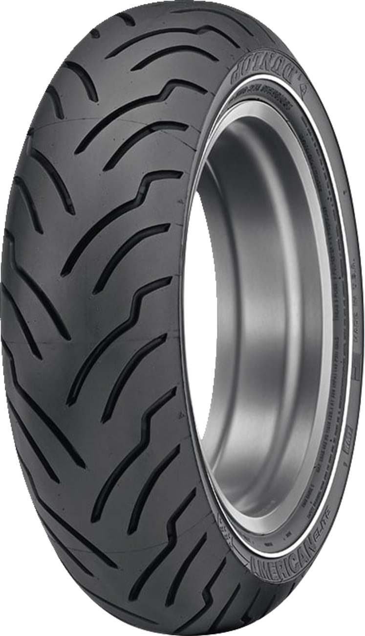 Tire - American Elite - Rear - 180/65B16 - Narrow Whitewall - 81H