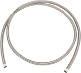 Braided Fuel/Oil Hose - Stainless Steel - 3/8\" - 10\'