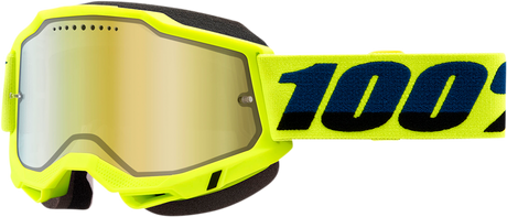 Accuri 2 Snow Goggles - Fluo Yellow - Gold Mirror