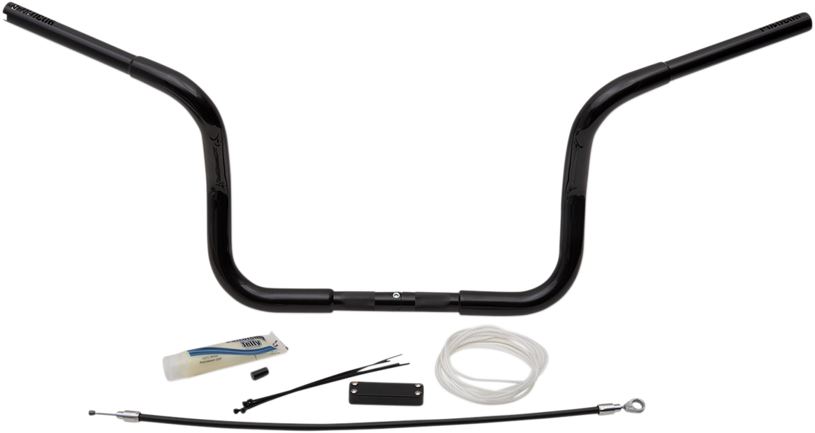 Handlebar Kit - Rounded Top - 10\" - Black 2008 - 2013