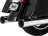 Eliminator 400 Slip-On Mufflers - Chrome with Black End Caps 2017 - 2024