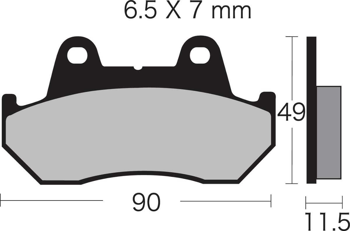 Semi-Metallic Brake Pads 1984 - 1993