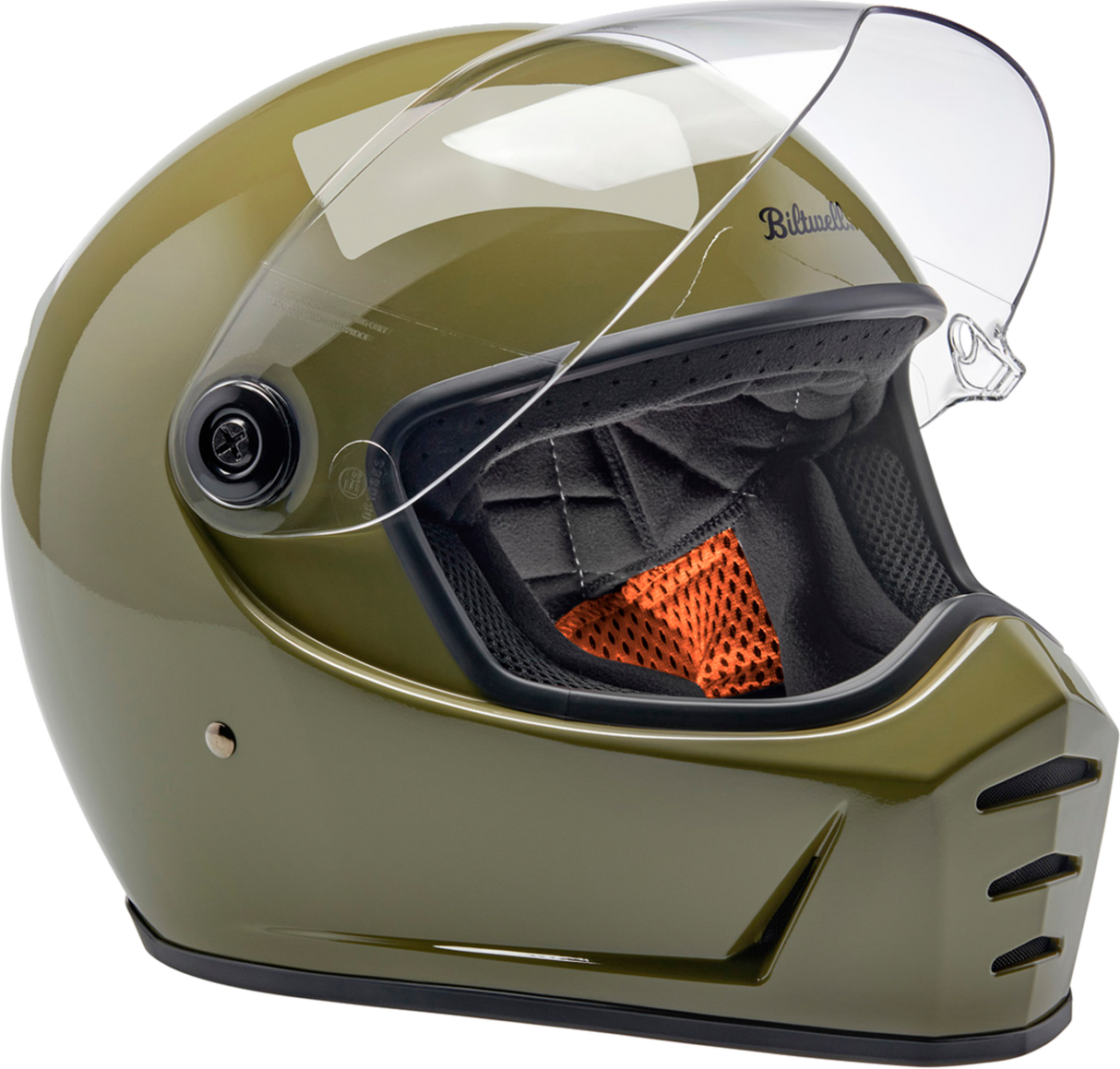 Lane Splitter Helmet - Gloss Olive Green - XS