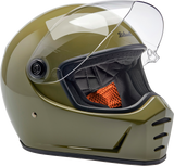 Lane Splitter Helmet - Gloss Olive Green - XS