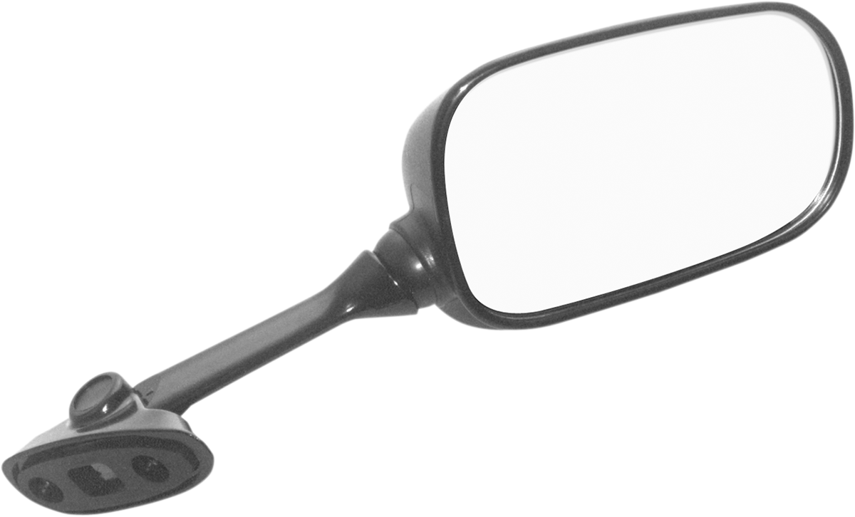 Mirror - Side View - Oval - Black - Right 2002 - 2003