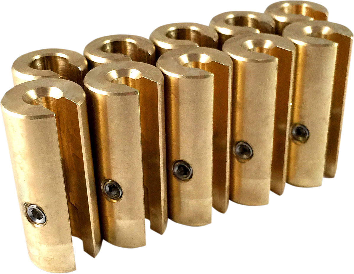 Wheel Weights - Re-Usable - 1-1/2 oz - Brass - 10 Pack