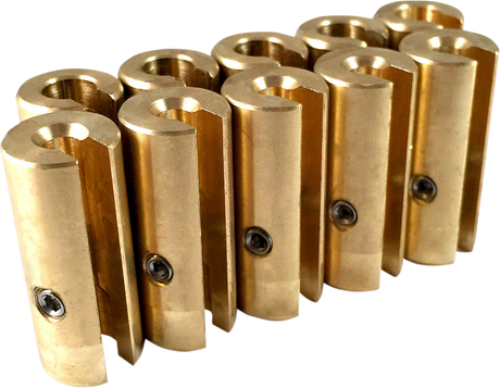 Wheel Weights - Re-Usable - 1-1/2 oz - Brass - 10 Pack