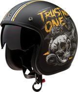 Saturn Helmet - Trust No One - Black/Yellow - Large