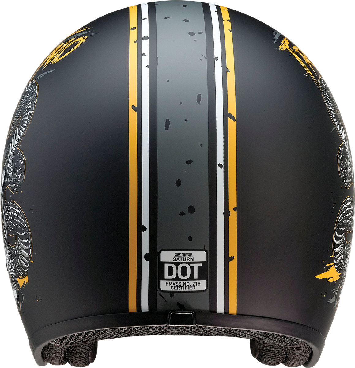 Saturn Helmet - Trust No One - Black/Yellow - Large