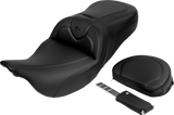 Roadsofa™ Seat - with Backrest - Carbon Fiber - Black Stitch - FL \'08-\'19 2008 - 2019