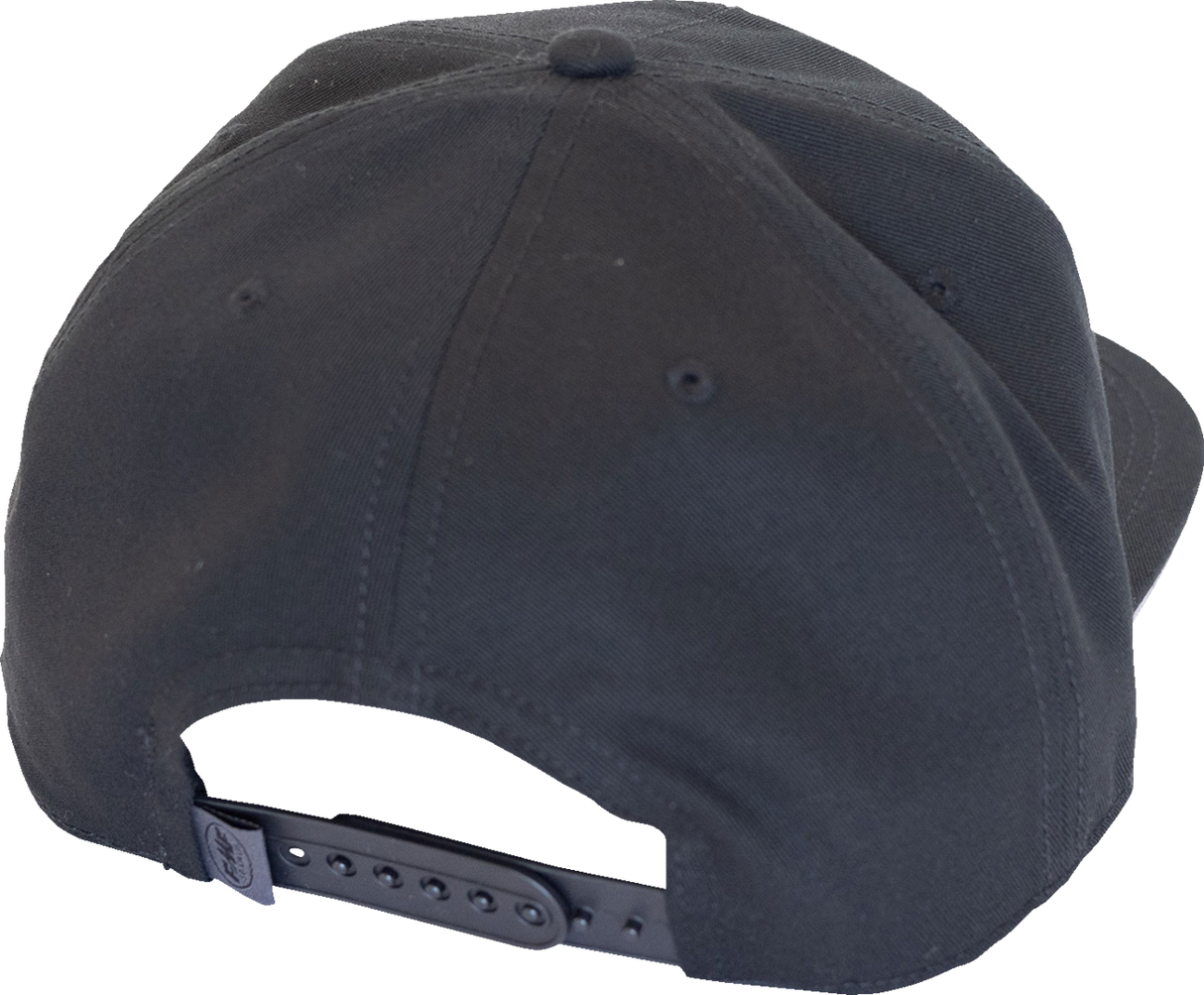 Core Checks Hat - Black