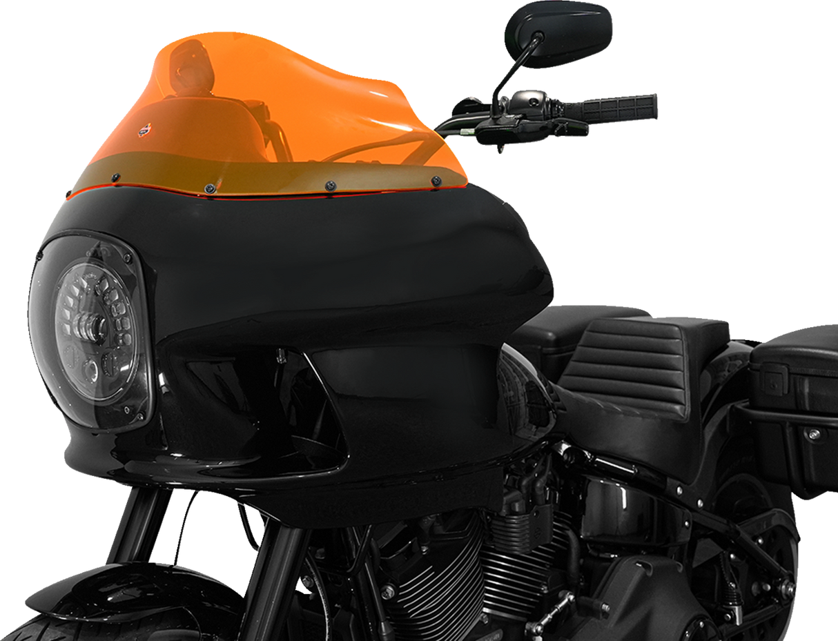 Kolor Flare™ Windshield - 9\" - Orange Ice - FXRP