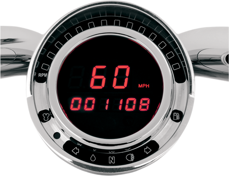 Big Dog Direct Plug-In Speedometer - Red LED