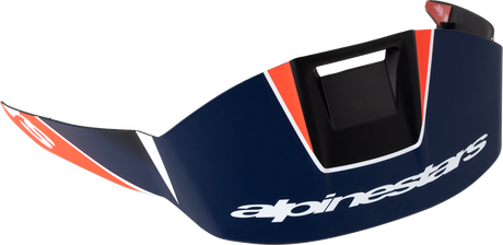 Supertech R10 Spoiler - Standard - Team - Matte Black/Carbon Red Fluo/Blue