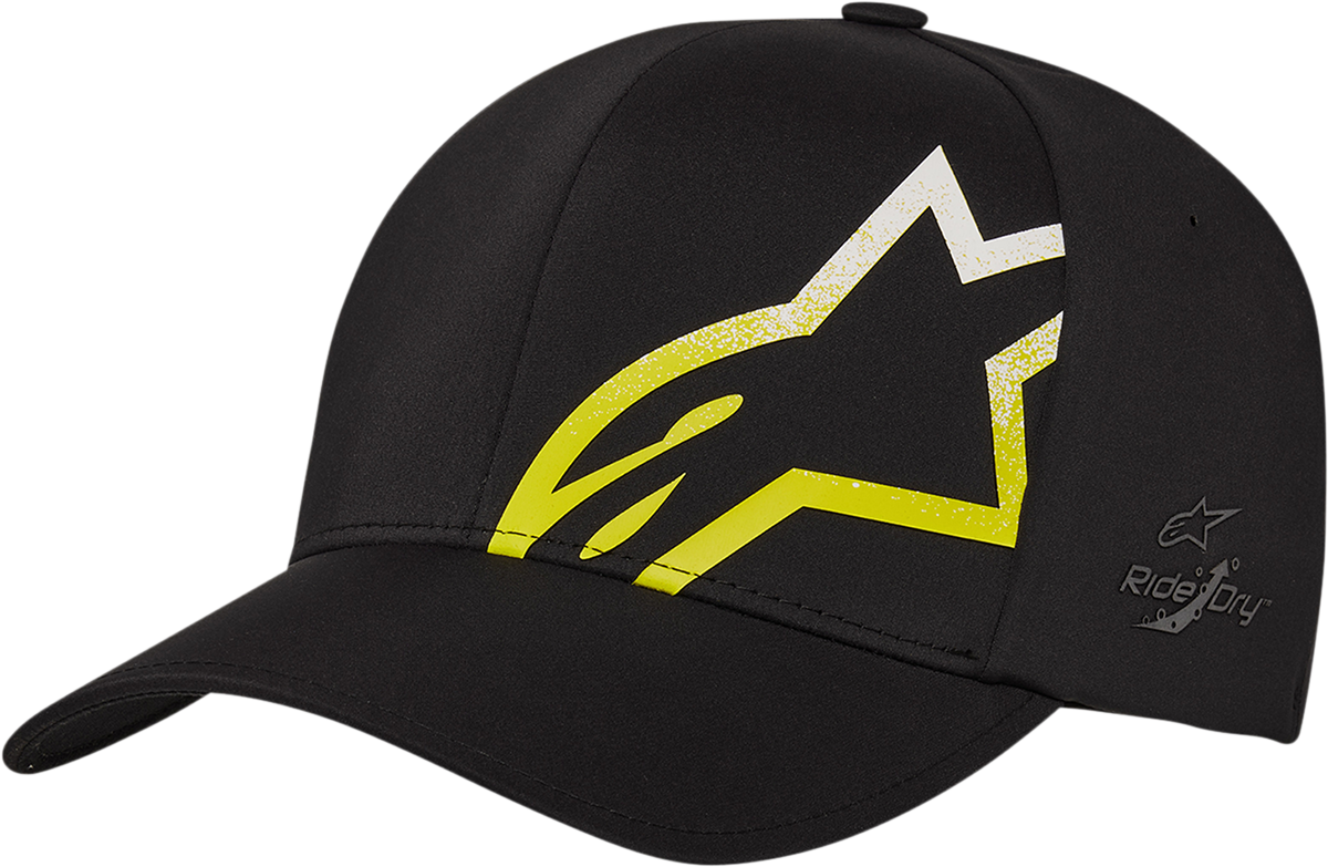 Corporate Shift Comet Hat - Black/Hi-Vis Yellow - Small/Medium