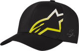 Corporate Shift Comet Hat - Black/Hi-Vis Yellow - Large/XL