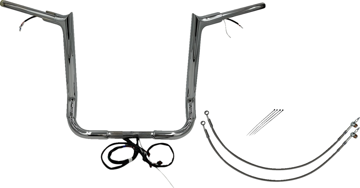 Handlebar Kit - Pointed Top - 16\" - Chrome 2016 - 2020