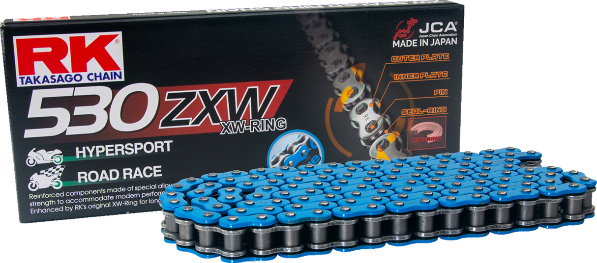 530 ZXW - Drive Chain - 170 Links - Blue