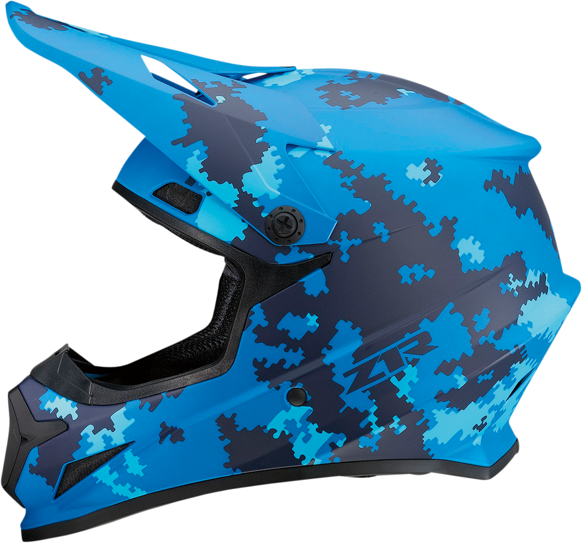 Rise Helmet - Digi Camo - Blue - XL