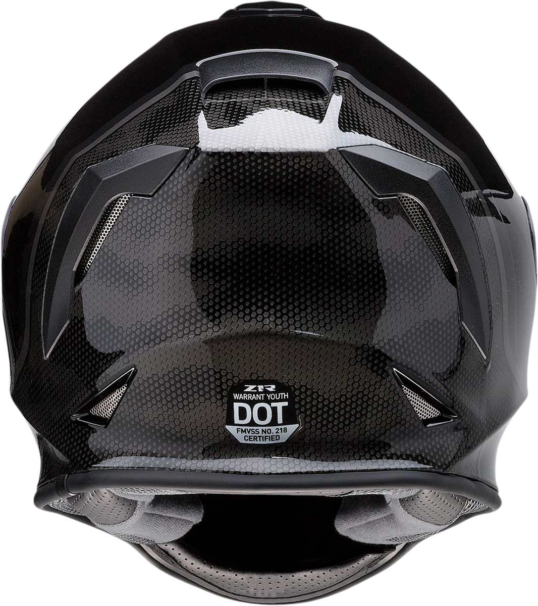 Youth Warrant Helmet - Kuda - Gloss Black - Small