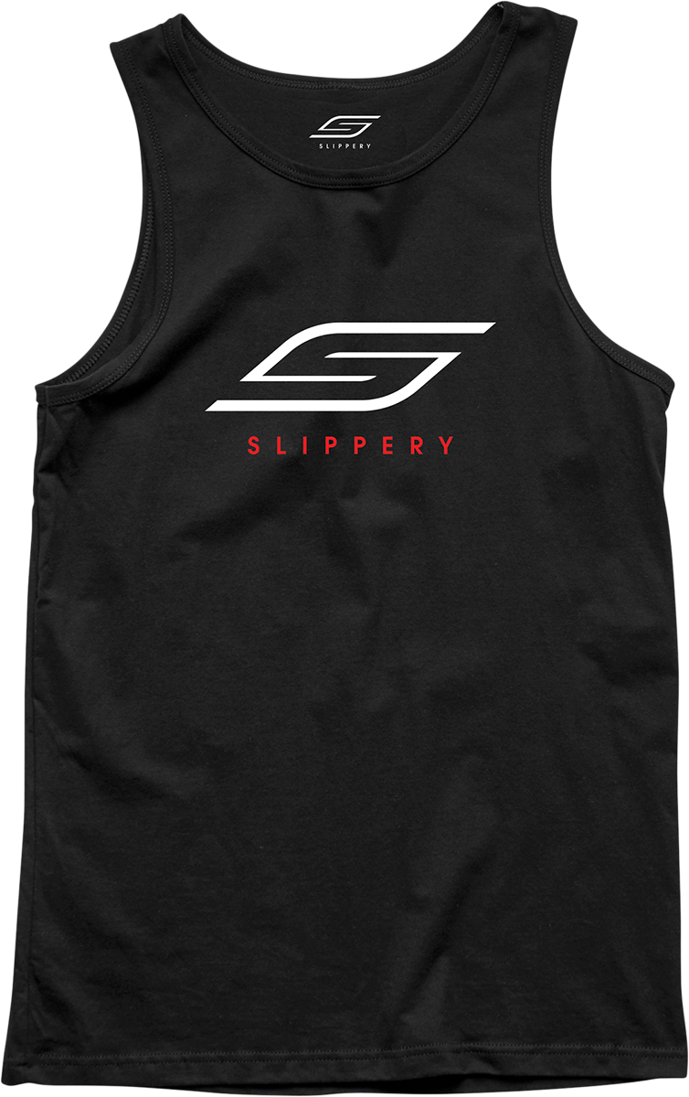 Slippery Tank Top - Black - Large