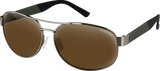 Commander Sunglasses - Olive/Bronze