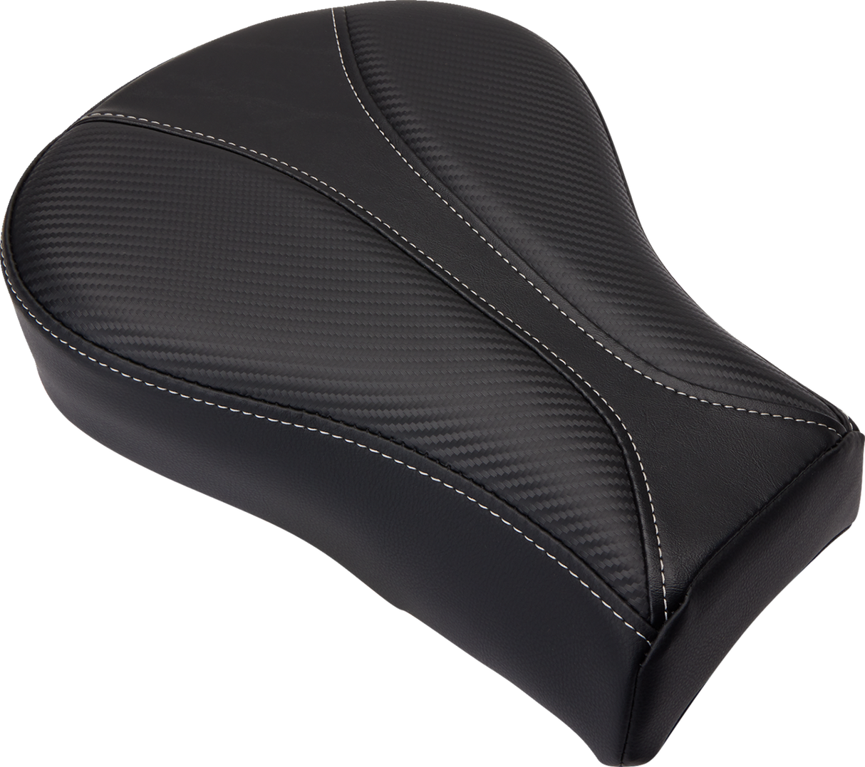 Dominator Pillion Pad - Standard Reach - Black w/ Gray Stitching - FL/FX \'06-\'17 2006 - 2017