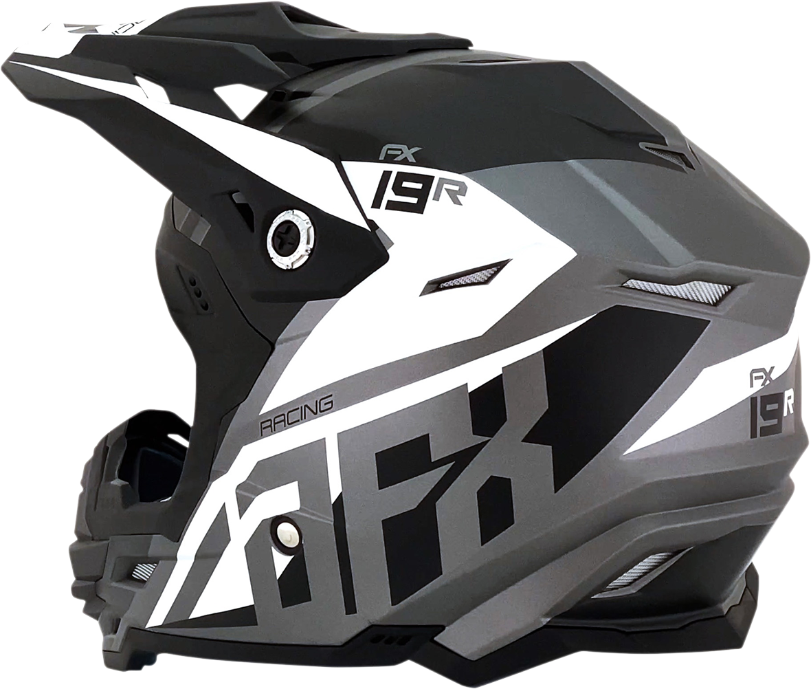 FX-19R Helmet - Racing - Frost Gray - Large