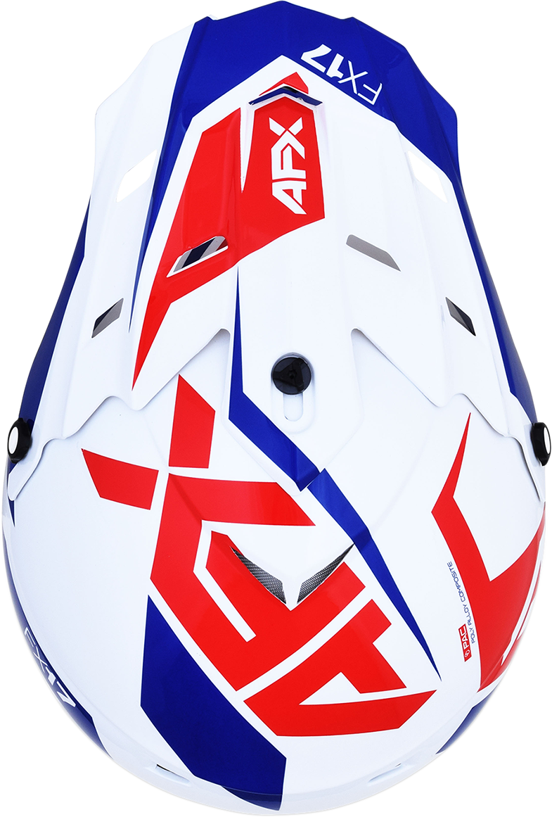 FX-17 Helmet - Aced - Red/White/Blue - Large