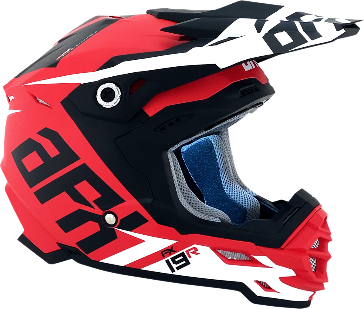 FX-19R Helmet - Racing - Matte Red - Large