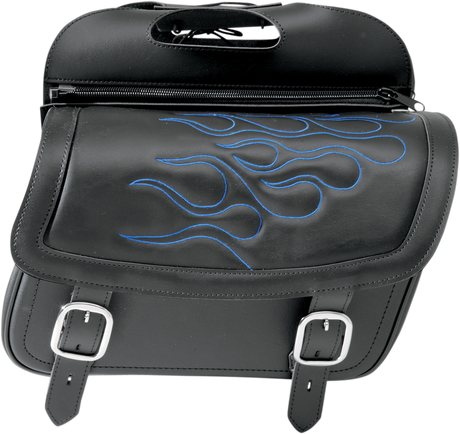 Flame Saddlebag - Blue - Jumbo