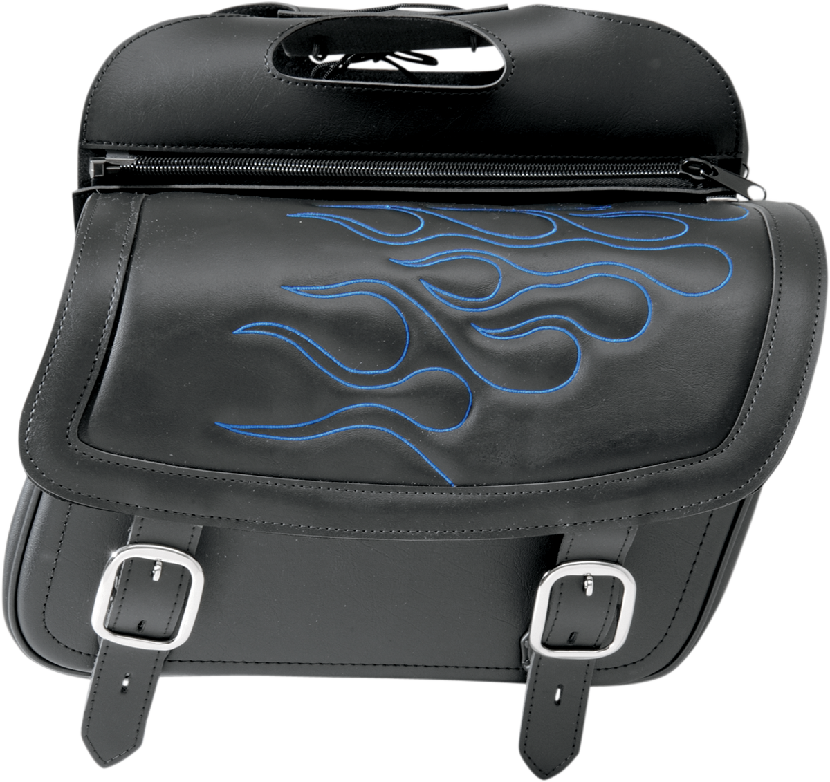 Flame Saddlebag - Blue - Jumbo