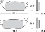 LS Brake Pads - ST1100 - 654LS 1990 - 2002