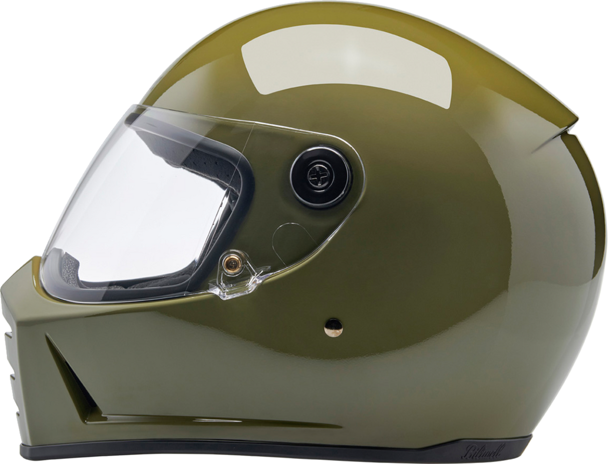 Lane Splitter Helmet - Gloss Olive Green - XS