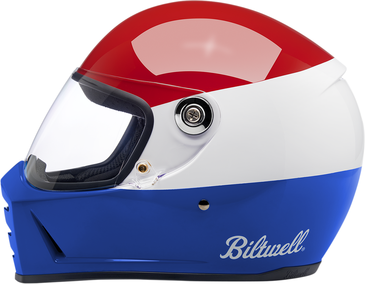 Lane Splitter Helmet - Gloss Podium Red/White/Blue - Medium