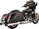 El Dorado Dual Exhaust System - Chrome - Black Thruster 2017 - 2022